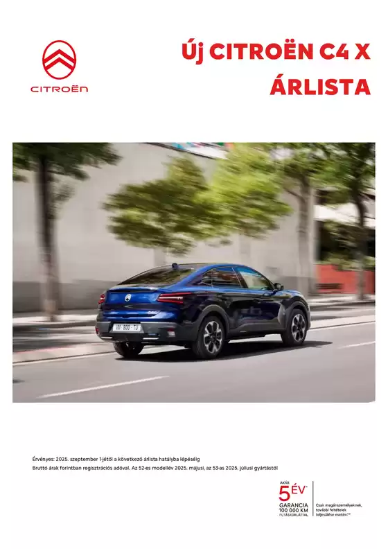 Új ë-C4 X