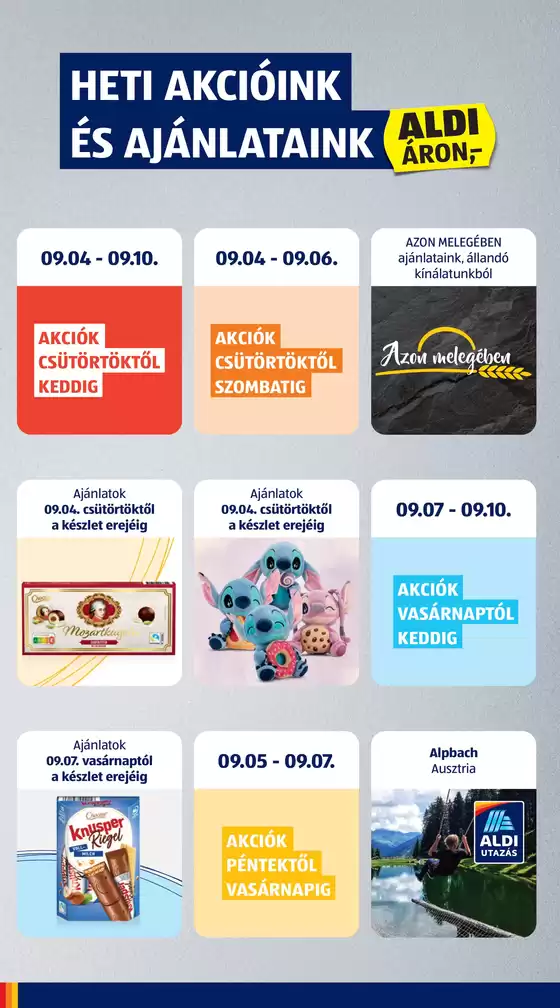 Következő heti ALDI akciós újság