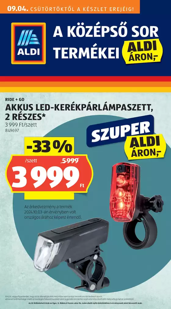 Aldi katalógus, Eger | A legjobb ajánlataink Önnek | 2025-08-31T00:00:00.000Z - 2025-09-04T00:00:00.000Z