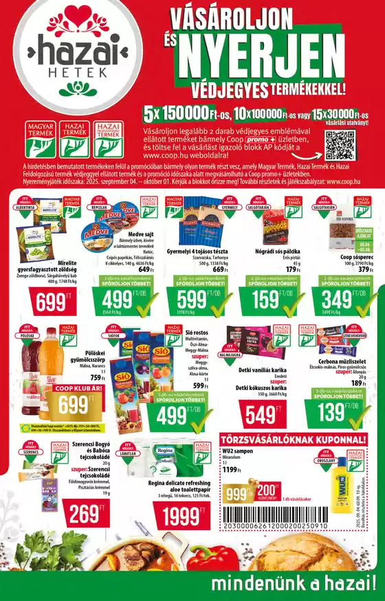 Coop országos szórólap szeptember 1. hét - Abc-Szuper