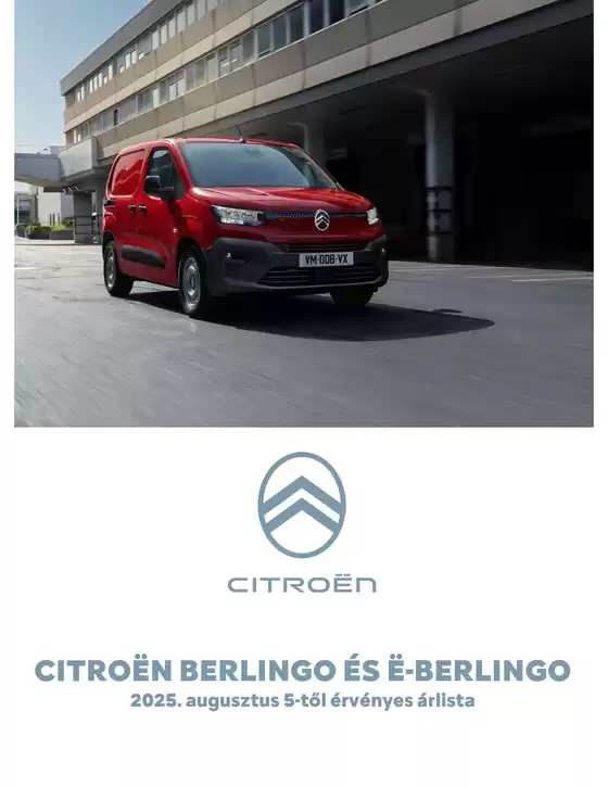 Citroën katalógus | Új Ë-Berlingo Furgon | 2025-09-04T00:00:00.000Z - 2025-09-18T00:00:00.000Z