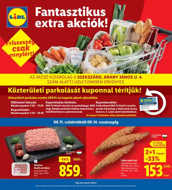 Lidl katalógus | Nagyszerű ajánlat minden ügyfélnek | 2025-09-11T00:00:00.000Z - 2025-09-14T00:00:00.000Z