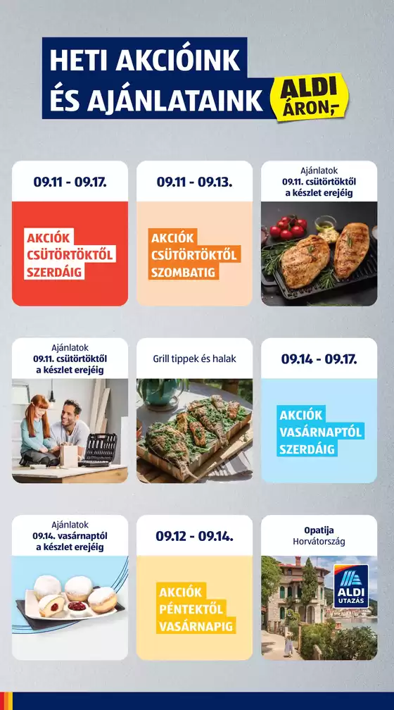 Következő heti ALDI akciós újság