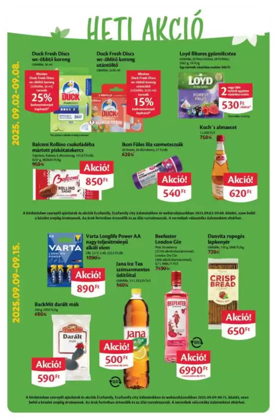 Ecofamily Akciós Újság