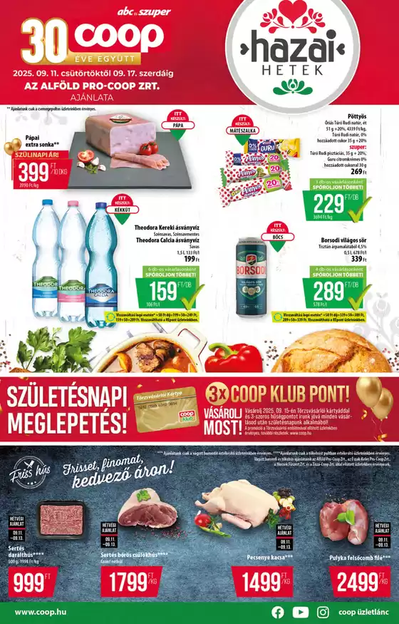 Coop katalógus, Pécs | Vonzó különleges ajánlatok mindenki számára | 2025-09-11T00:00:00.000Z - 2025-09-17T00:00:00.000Z