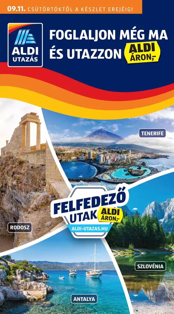 Aldi katalógus, Kecskemét | ALDI Utazás katalógus | 2025-09-11T00:00:00.000Z - 2025-09-11T00:00:00.000Z