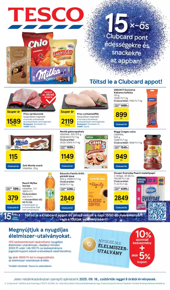 Tesco katalógus, Budaörs | A legjobb akcióink | 2025-09-18T00:00:00.000Z - 2025-09-24T00:00:00.000Z