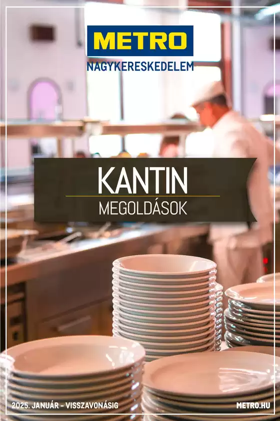 Metro katalógus, Miskolc | Kantin megoldások | 2025-09-12T00:00:00.000Z - 2025-09-26T00:00:00.000Z