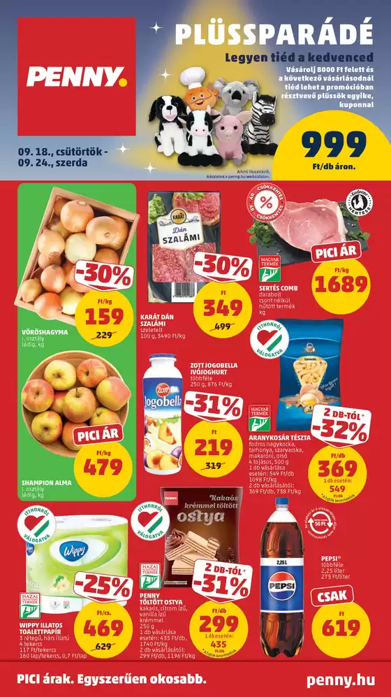 Penny Market katalógus, Tatabánya | Vonzó különleges ajánlatok mindenki számára | 2025-09-13T00:00:00.000Z - 2025-09-27T00:00:00.000Z