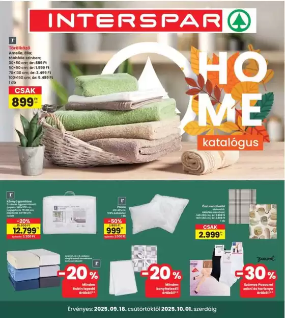 Interspar katalógus, Tatabánya | Egyéb | 2025-09-18T00:00:00.000Z - 2025-10-01T00:00:00.000Z