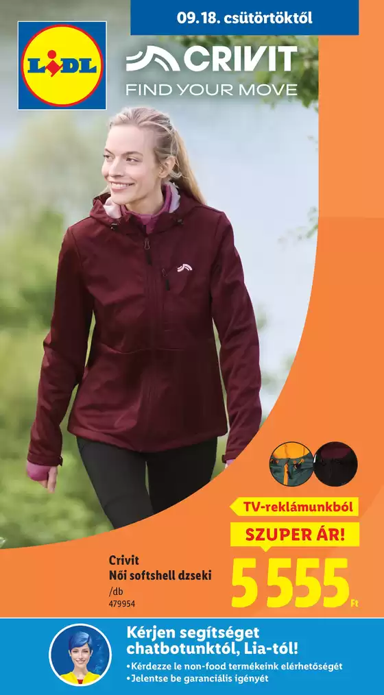 Lidl katalógus, Tatabánya | Nonfood kínálatunk - 38. hét | 2025-09-18T00:00:00.000Z - 2025-09-24T00:00:00.000Z