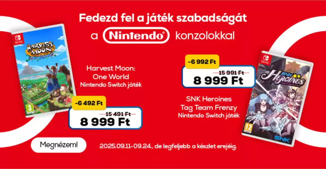 Aktuális különleges akciók