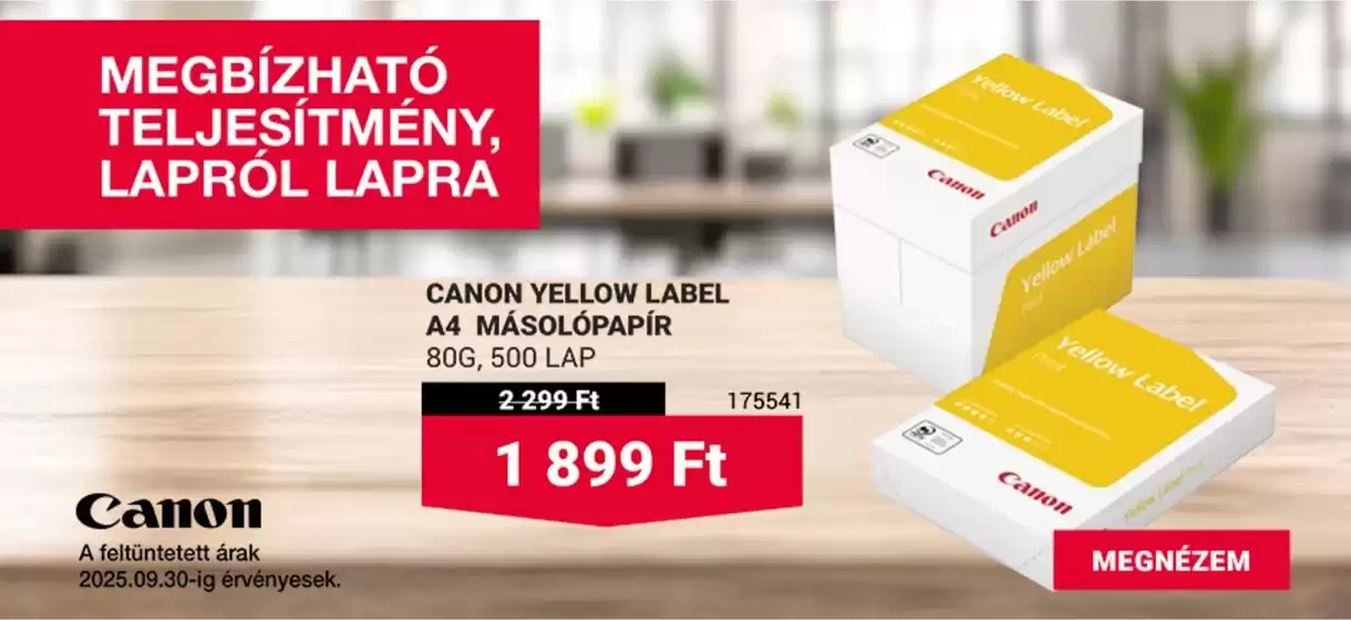 Office Depot katalógus, Békés | A legjobb ajánlataink Önnek | 2025-09-15T00:00:00.000Z - 2025-09-29T00:00:00.000Z