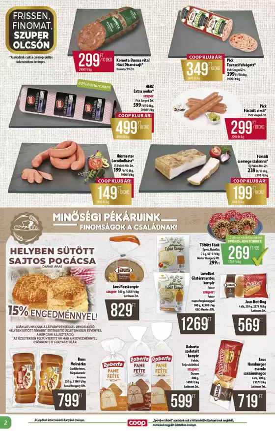 Coop regionális szórólap szeptember 3. hét - Alföld
