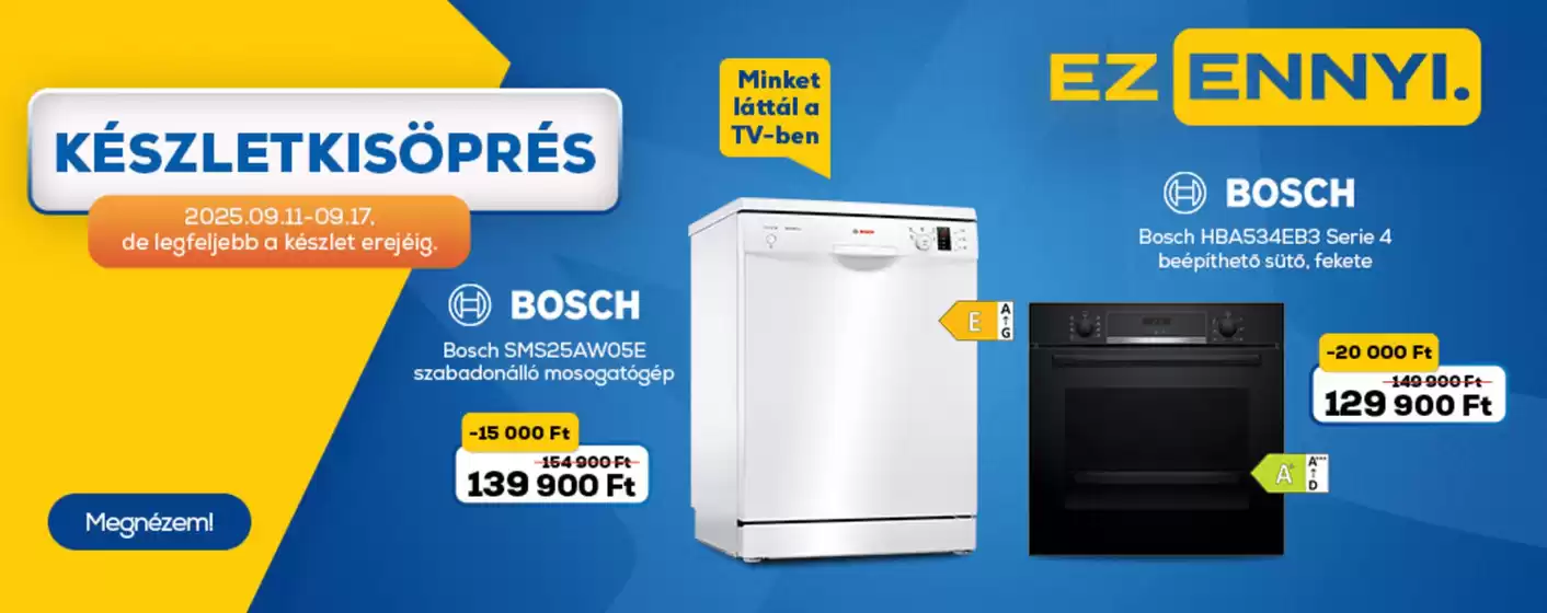 Euronics katalógus, Nagykanizsa | Euronics akciós | 2025-09-15T00:00:00.000Z - 2025-09-29T00:00:00.000Z