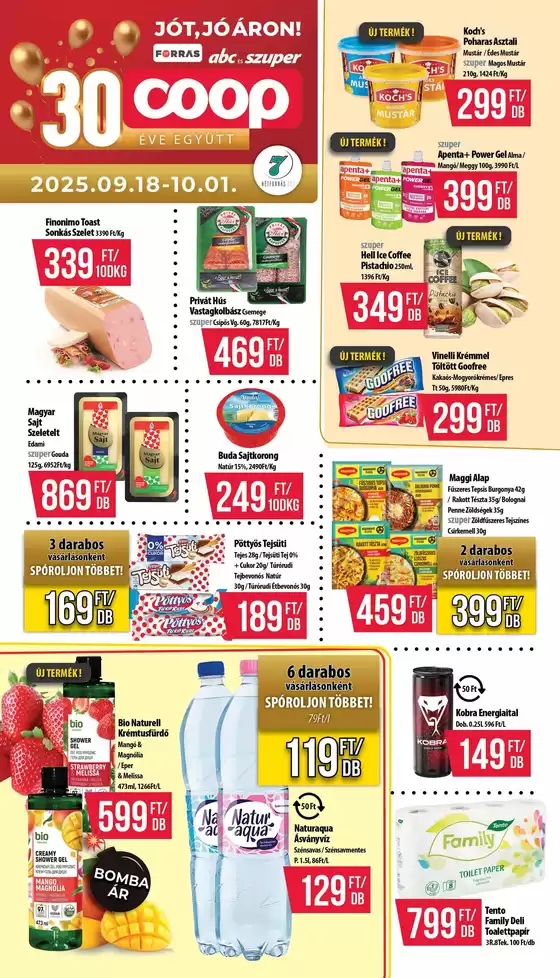 Coop katalógus, Hódmezővásárhely | Exkluzív akciók | 2025-09-18T00:00:00.000Z - 2025-10-01T00:00:00.000Z