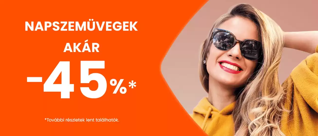 Őszi napszemüvegvásár akció
