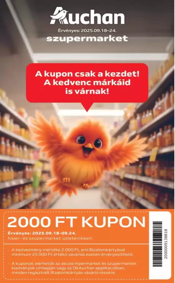 Auchan katalógus, Szeged | Nagyszerű ajánlat minden ügyfélnek | 2025-09-15T00:00:00.000Z - 2025-09-24T00:00:00.000Z