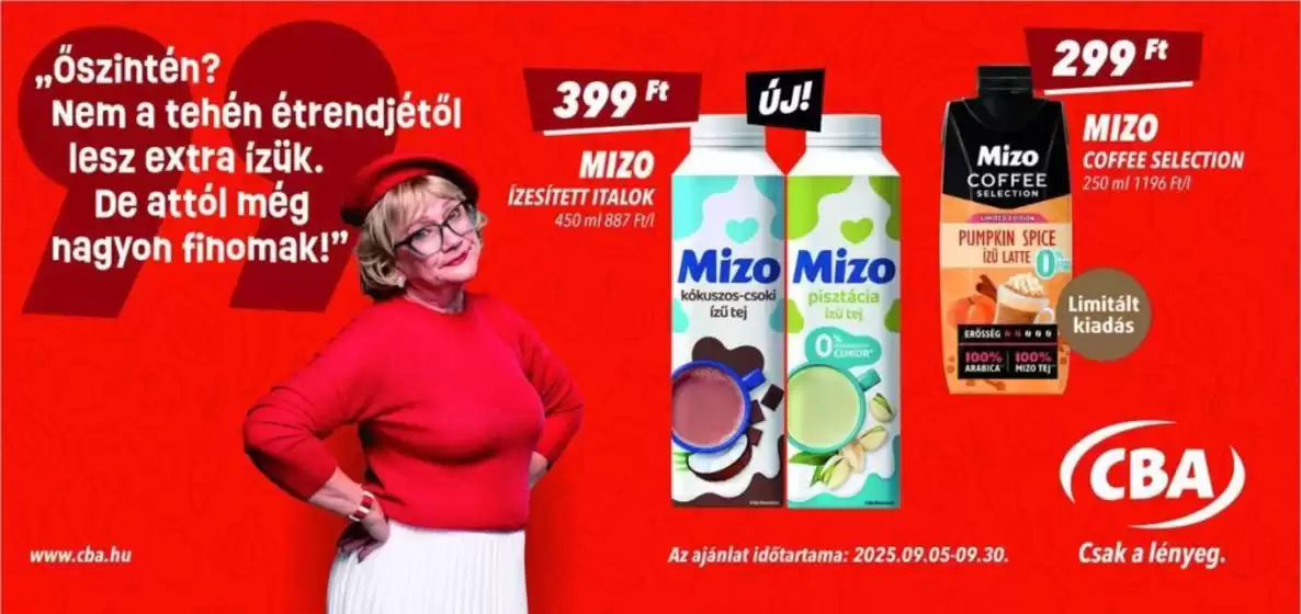 CBA katalógus, Győr | Vonzó különleges ajánlatok mindenki számára | 2025-09-18T00:00:00.000Z - 2025-10-02T00:00:00.000Z