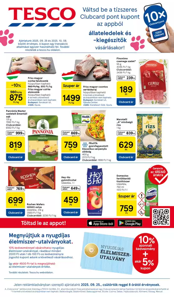 Tesco katalógus, Keszthely | Nagyszerű ajánlat minden ügyfélnek | 2025-09-25T00:00:00.000Z - 2025-10-01T00:00:00.000Z