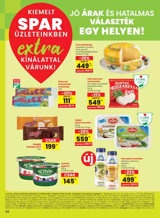 Spar katalógus, Kistelek | A legjobb akcióink | 2025-09-25T00:00:00.000Z - 2025-10-01T00:00:00.000Z