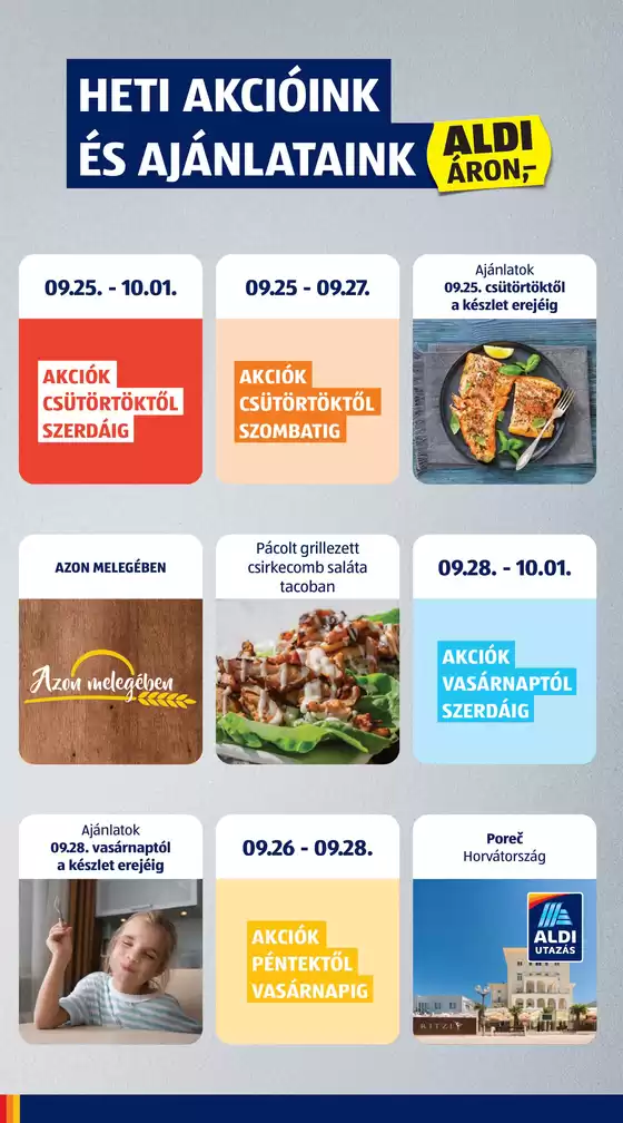 Következő heti ALDI akciós újság
