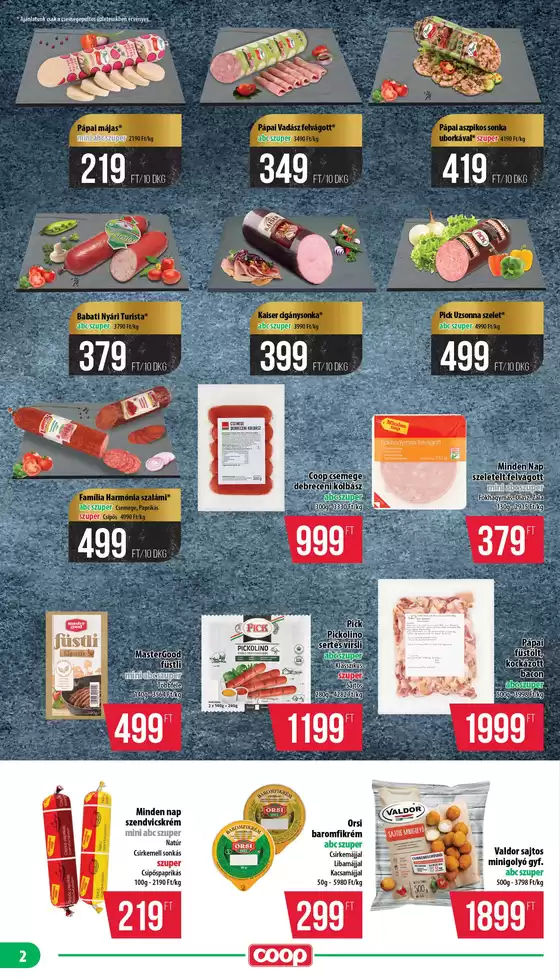 Coop regionális szórólap szeptember 4. hét - Mecsek