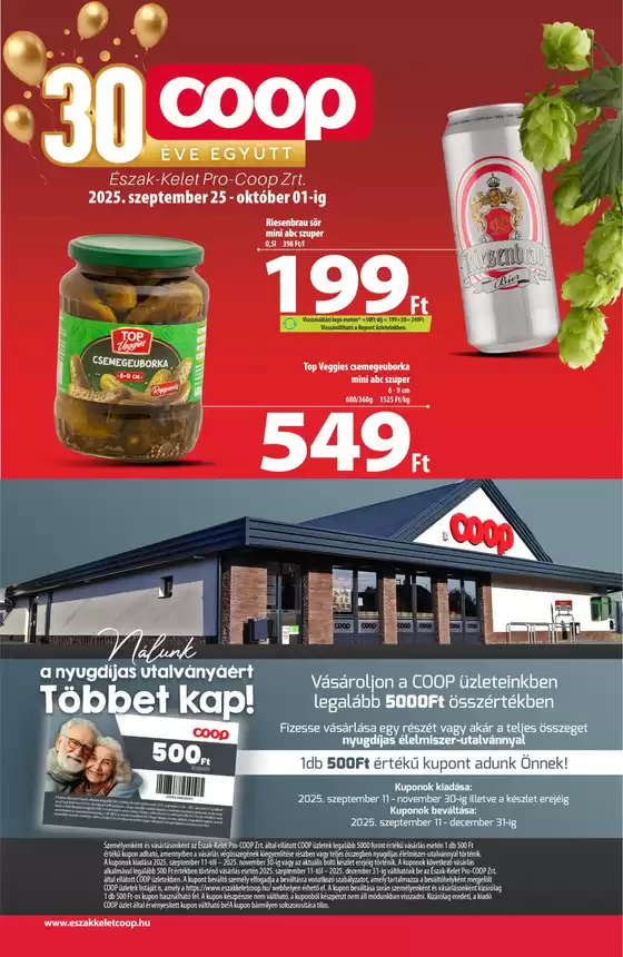 Coop katalógus, Mátészalka | Aktuális különleges akciók | 2025-09-25T00:00:00.000Z - 2025-10-01T00:00:00.000Z