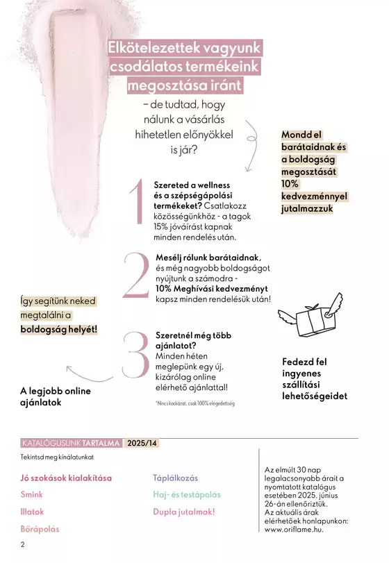 ORIFLAME akciós