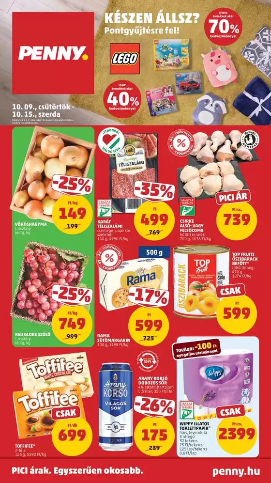 Penny Market katalógus, Göd | Takarítson meg most ajánlatainkkal | 2025-10-05T00:00:00.000Z - 2025-10-19T00:00:00.000Z