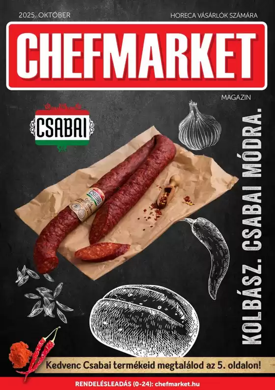 Chef Market katalógus, Pilisvörösvár | A legjobb ajánlataink Önnek | 2025-10-06T00:00:00.000Z - 2025-10-20T00:00:00.000Z