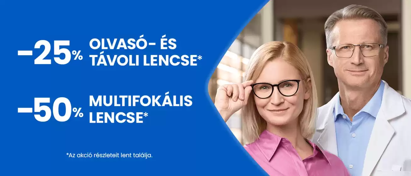 Őszi szemüveglencse-akció