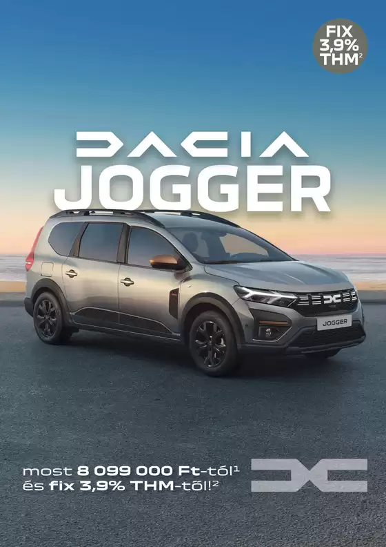 Dacia katalógus, Kecskemét | Dacia Jogger | 2025-10-08T00:00:00.000Z - 2025-10-22T00:00:00.000Z