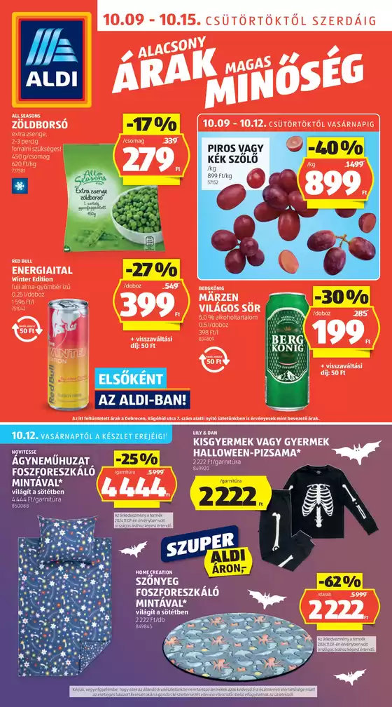 Következő heti ALDI akciós újság