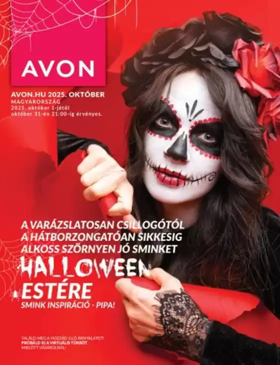 AVON katalógus | Fedezze fel a vonzó ajánlatokat | 2025-10-08T00:00:00.000Z - 2025-10-22T00:00:00.000Z