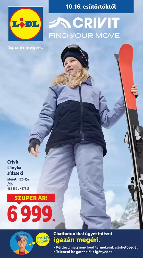 Lidl katalógus, Csongrád | Nonfood kínálatunk - 42. hét | 2025-10-16T00:00:00.000Z - 2025-10-22T00:00:00.000Z