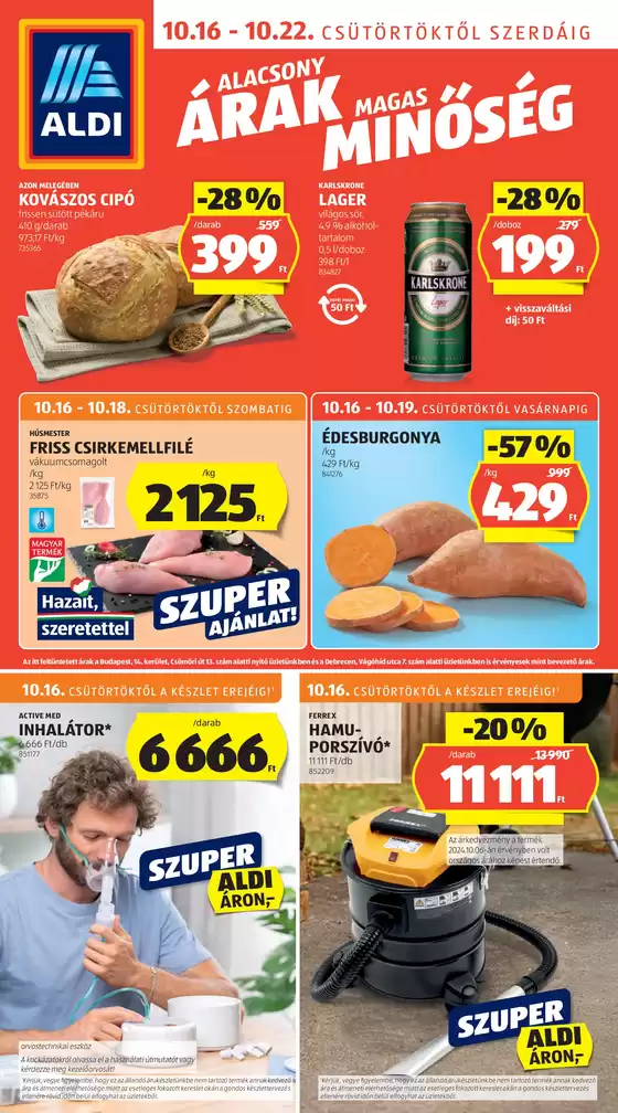 Következő heti ALDI akciós újság