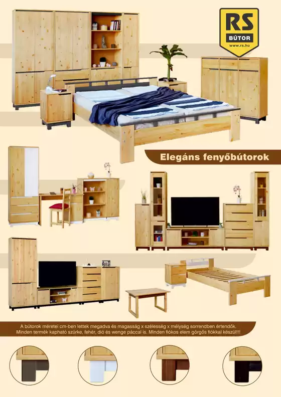 RS Bútor katalógus, Tatabánya | Elegáns és Skandináv fenyőbútorok | 2025-10-15T00:00:00.000Z - 2025-10-29T00:00:00.000Z