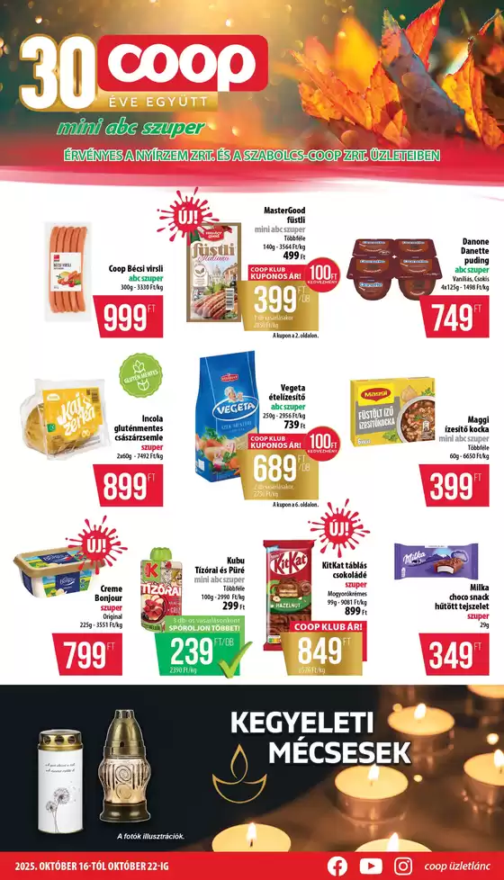 Coop katalógus, Pécs | A legjobb akcióink | 2025-10-16T00:00:00.000Z - 2025-10-22T00:00:00.000Z