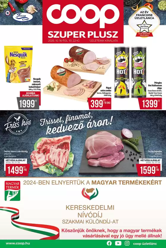 Coop katalógus, Pécs | Ajánlatok kedvezményvadászoknak | 2025-10-16T00:00:00.000Z - 2025-10-22T00:00:00.000Z