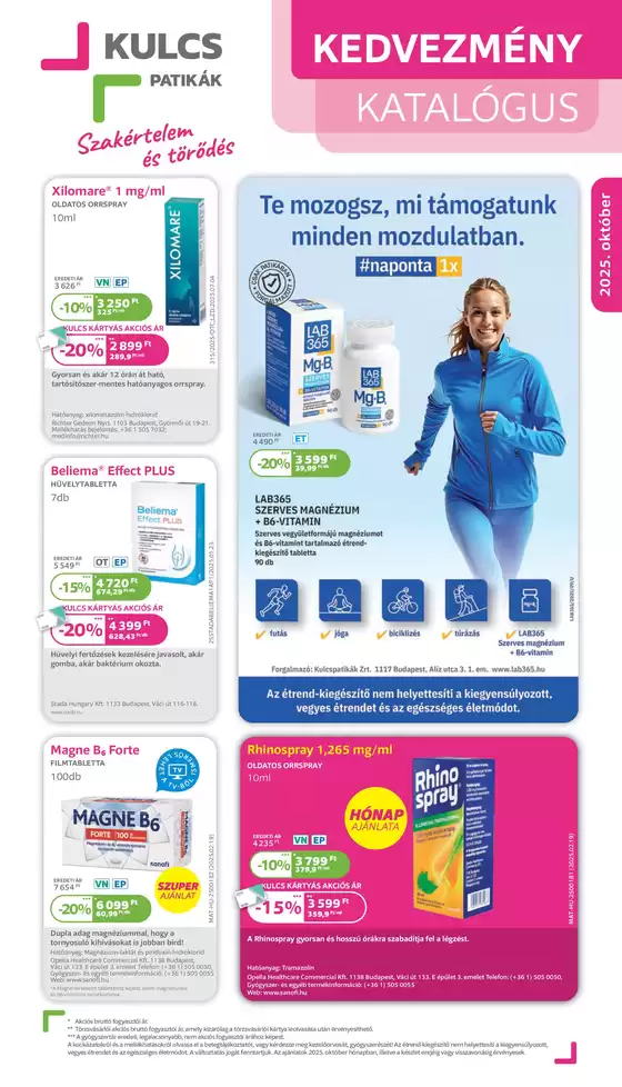 Kulcs Patikak akciós