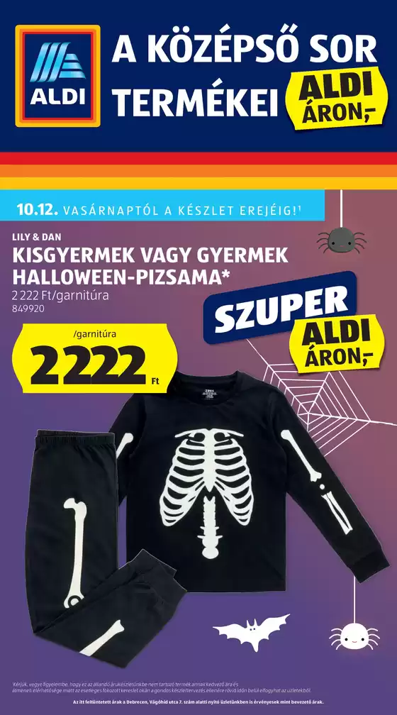 Aldi katalógus, Nagykanizsa | Nagyszerű kedvezmények kiválasztott termékekre | 2025-10-16T00:00:00.000Z - 2025-10-30T00:00:00.000Z