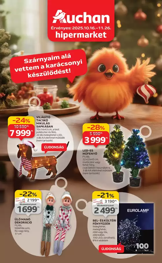 Auchan katalógus, Nagykanizsa | Ajánlatok kedvezményvadászoknak | 2025-10-13T00:00:00.000Z - 2025-11-26T00:00:00.000Z