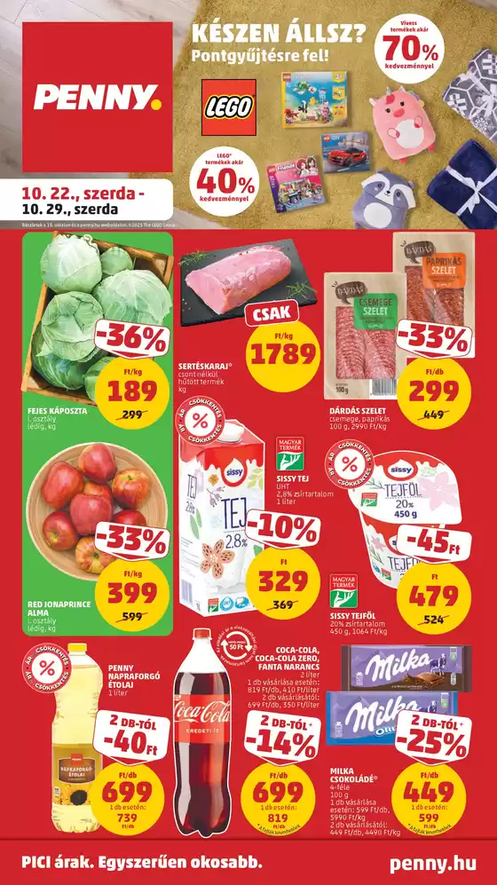 Penny Market katalógus, Gyöngyös | Nagyszerű ajánlat a kedvezményvadászoknak | 2025-10-18T00:00:00.000Z - 2025-11-01T00:00:00.000Z