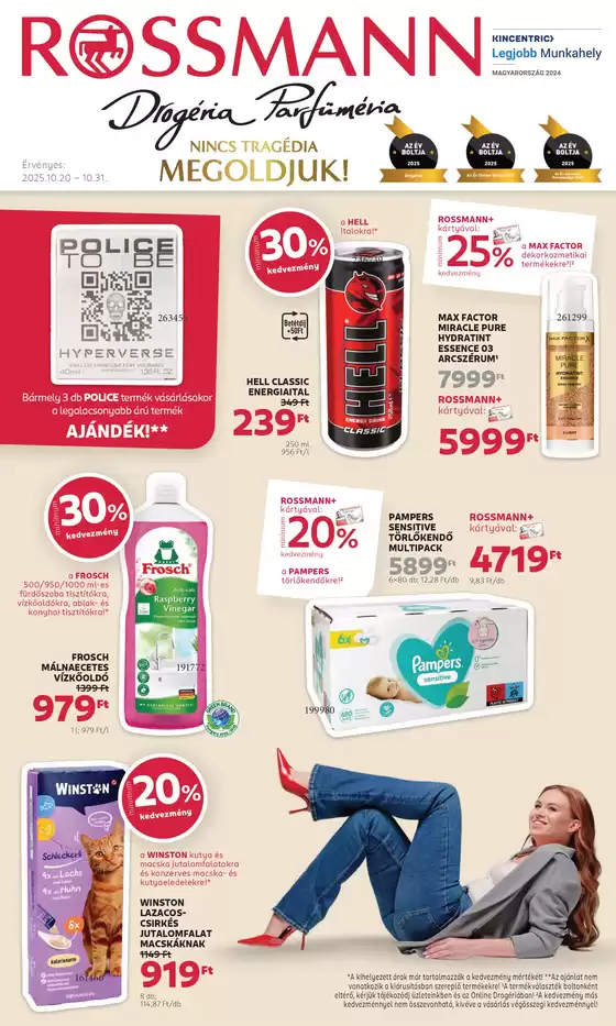 Rossmann katalógus, Székesfehérvár | Rossmann Altalanos | 2025-10-18T00:00:00.000Z - 2025-10-31T00:00:00.000Z