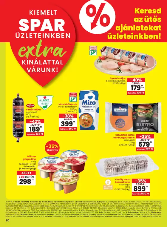 Spar katalógus, Miskolc | Fedezze fel a vonzó ajánlatokat | 2025-10-18T00:00:00.000Z - 2025-11-01T00:00:00.000Z