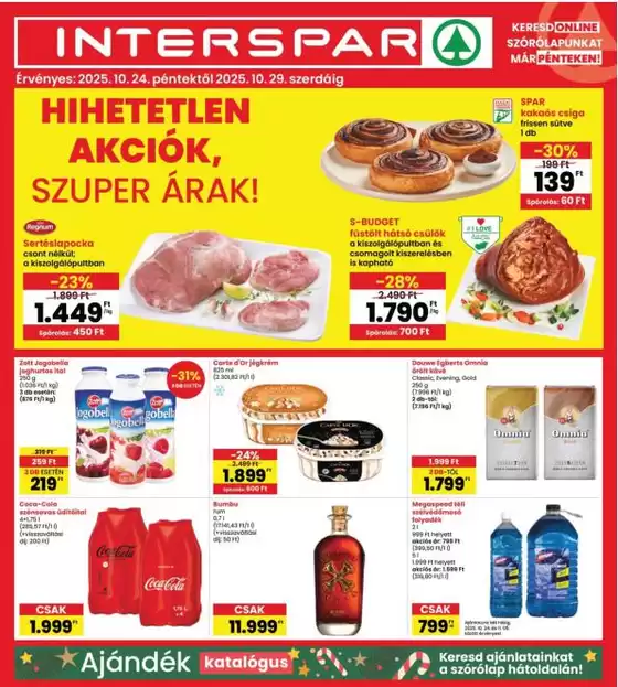 Interspar katalógus, Gyöngyös | Aktuális ajánlatok és akciók | 2025-10-18T00:00:00.000Z - 2025-11-01T00:00:00.000Z