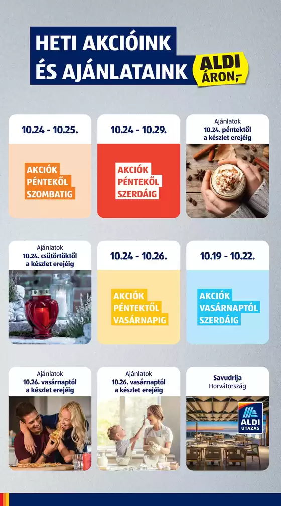 Következő heti ALDI akciós újság