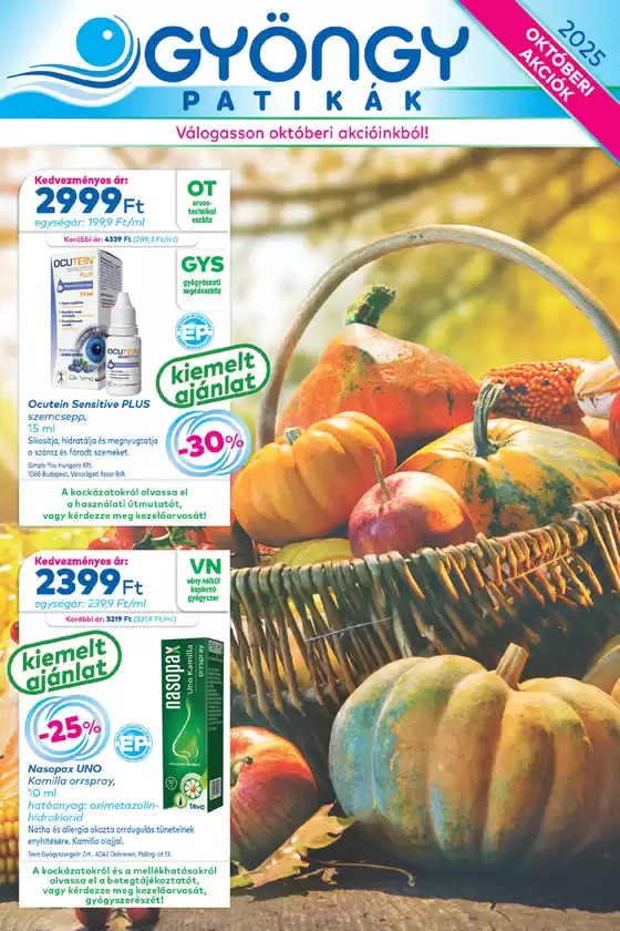 Gyöngy Patikák akciós