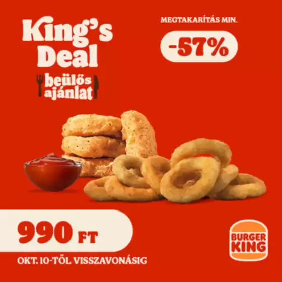 Burger King akciós